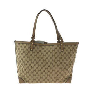 Gucci GG canvas bag brown shoulder tote